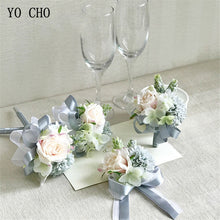 Load image into Gallery viewer, YO Cho wedding accessories wrist corsage -  flower world