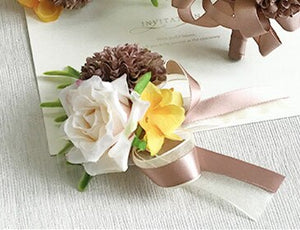 YO Cho wedding accessories wrist corsage -  flower world
