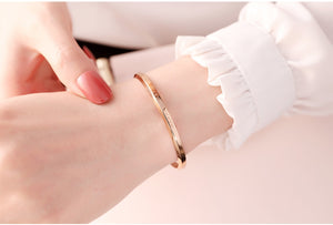 Circle Bar Bracelet For Women Charm Bracelet Watch -  flower world