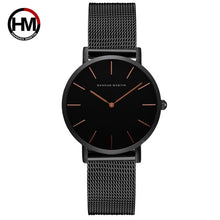 Load image into Gallery viewer, Japan Quartz Movement High Quality 36mm Women Stainless Steel Mesh Rose Gold Waterproof -  flower world