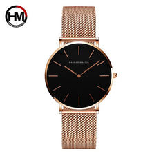 Load image into Gallery viewer, Japan Quartz Movement High Quality 36mm Women Stainless Steel Mesh Rose Gold Waterproof -  flower world