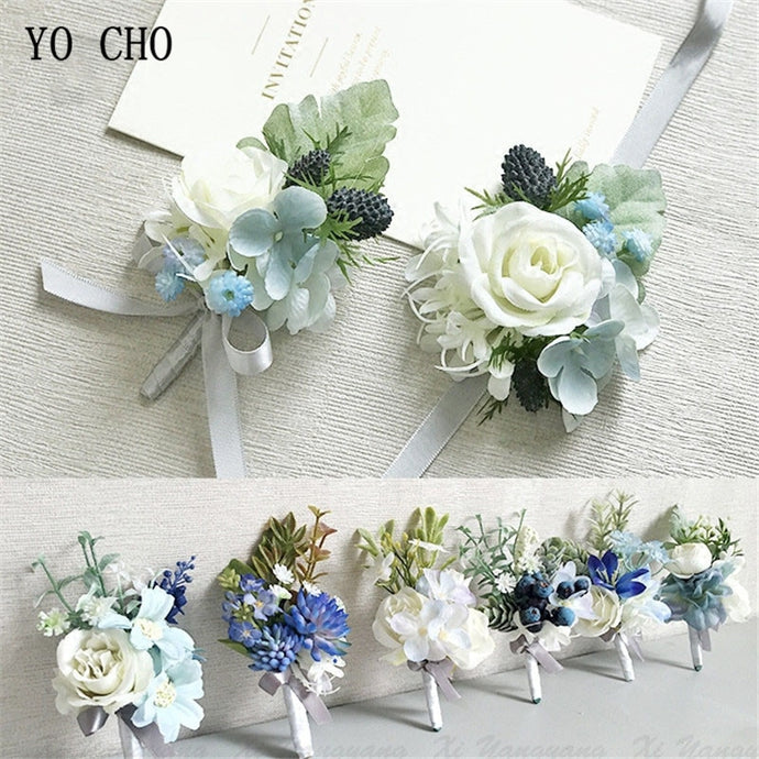YO CHO wedding boutonniere -  flower world
