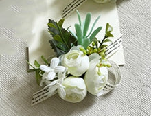 Load image into Gallery viewer, YO CHO Wrist Corsage White Rose -  flower world