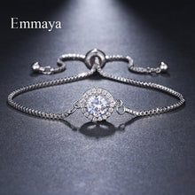 Load image into Gallery viewer, Elegance Two Colors AAA Zircon Adjustable Annular Round Crystal Bracelets For Women -  flower world