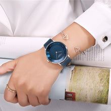 Load image into Gallery viewer, Watches Slim Fashion Leather  Wrist  Reloj Mujer -  flower world