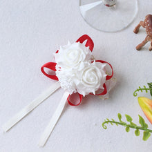 Load image into Gallery viewer, YO CHO wrist corsage White Sparkling Roses -  flower world