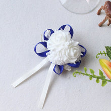 Load image into Gallery viewer, YO CHO wrist corsage White Sparkling Roses -  flower world