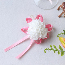 Load image into Gallery viewer, YO CHO wrist corsage White Sparkling Roses -  flower world