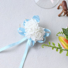 Load image into Gallery viewer, YO CHO wrist corsage White Sparkling Roses -  flower world